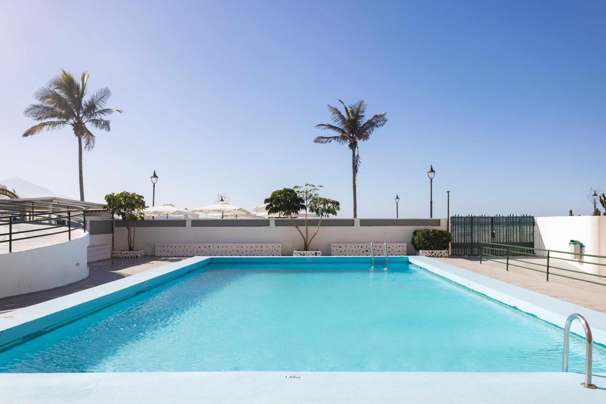 圣克鲁斯-德特内里费Estudio Oceano Indico Con Piscina Y Mar Y Vistas公寓 外观 照片