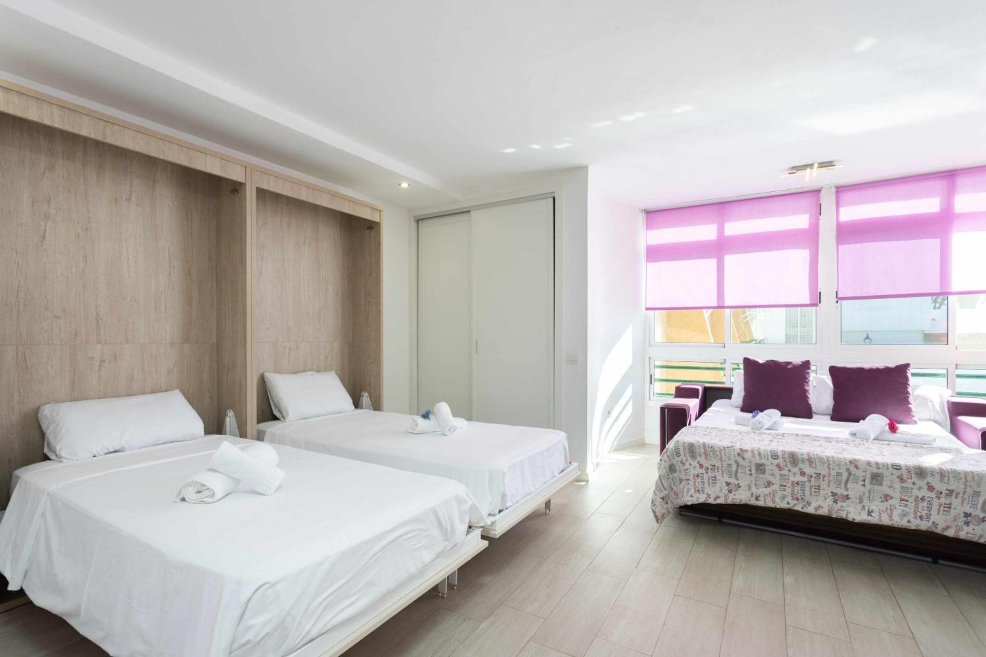 圣克鲁斯-德特内里费Estudio Oceano Indico Con Piscina Y Mar Y Vistas公寓 外观 照片